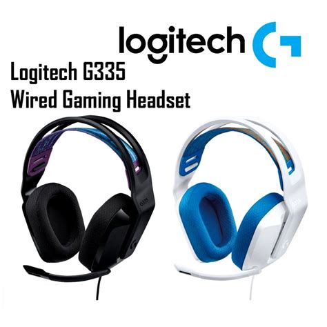 Logitech G335 Wired Stereo Gaming Headset For Pc Ps 4 5 Xbox One Xbox Series X S Nintendo