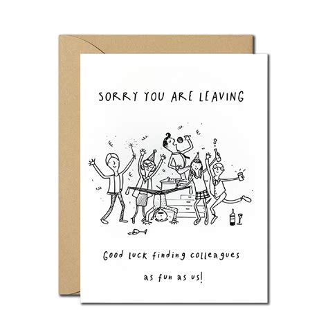 Funny Goodbye Cards For Coworkers