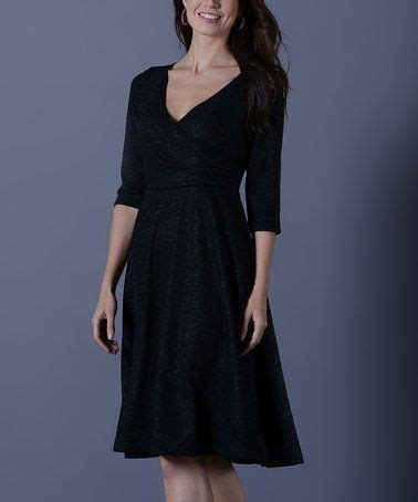 Lbisse Navy Three Quarter Sleeve Dress Plus Too Zulily