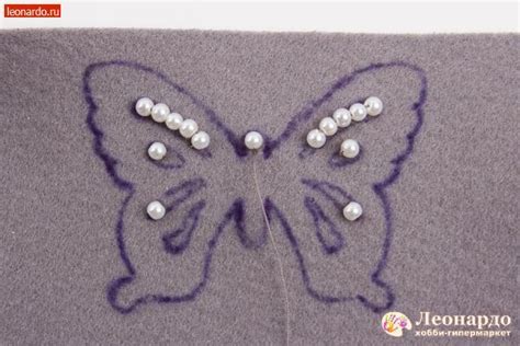 Брошь из бисера «Бабочка» - | Леонардо хобби-гипермаркет - сделай ...