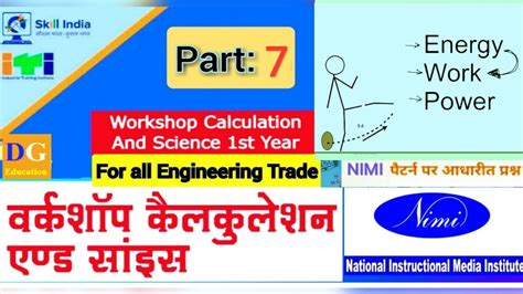 Energy Work And Power Most Imp Mcq Workshop Calculation And