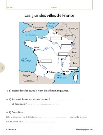 Les Espaces Urbains En France