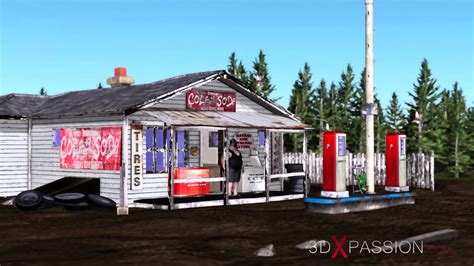 A Fat Maniac Fucks Hard A Beautiful Blonde In The Basement Of Gas Station