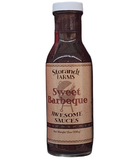 Sweet Barbeque Sauce Storandt Farms