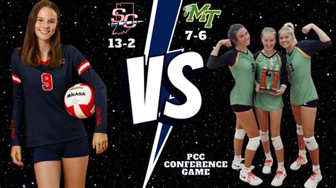 South Central Satellites Vs Morgan Twp Pcc Volleyball On Rcspn Youtube