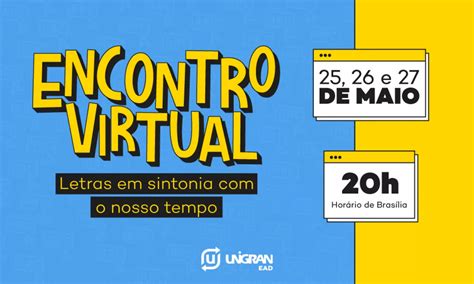 Letras em sintonia o nosso tempo é tema do evento virtual da