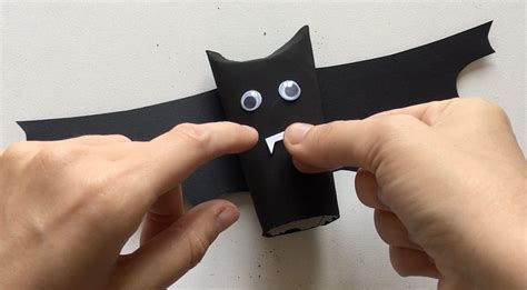 Fabriquez Une Chauve Souris D Halloween En Rouleau De Papier Toilette