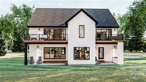 2 Story Modern Farmhouse Style Plan Banyon Hills Modern Farmhouse