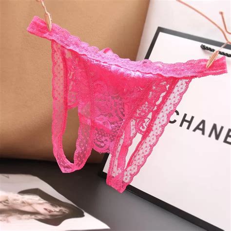 Jual COD G Sting Wanita Open Crotch Sexy Renda Tipis Cd Terbaru Celana Dalam Hot 3C203