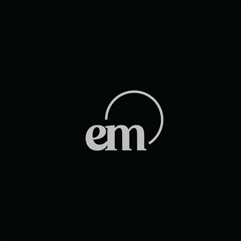 Em Initials Logo Monogram 8256462 Vector Art At Vecteezy