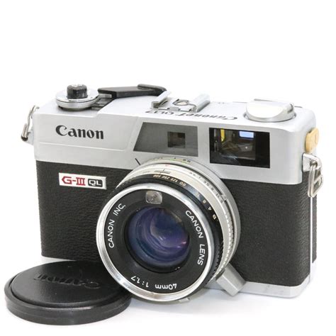 【やや傷や汚れあり】良品 Canon Canonet キャノネット Ql17 Giii G Iii G3 レンジファインダー フィルムカメラの