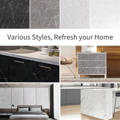 Folie de mobila autoadeziva SAYOYO, Tip Sticker Autoadeziv, pentru Blat