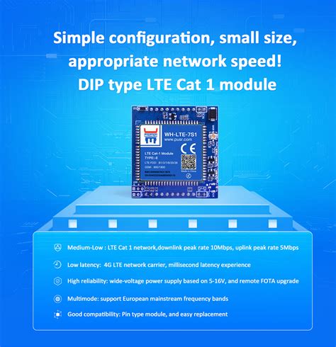 Buy Wh Lte S E Lte Cat G Communication Module Support Tcp Ip Udp