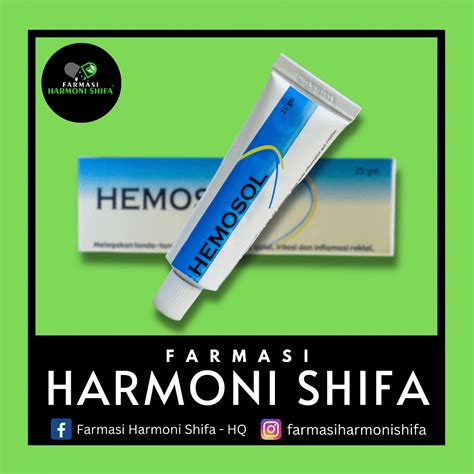 Hemosol Ointment G Shopee Malaysia