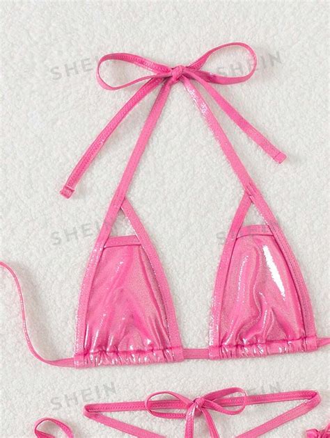 Shein Swim Bae Women S Micro Bikini Swimsuit Set Shein Uk