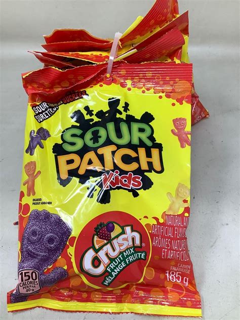 Sour Patch Kids-Crush Fruit Mix (6 x 185g)