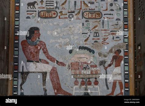 Beautiful Original Colours At Tombs Of The Nobles West Aswan Egypt