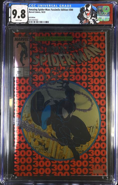 Amazing Spider Man Facsimile Edition 2023 300 Foil Edition CGC