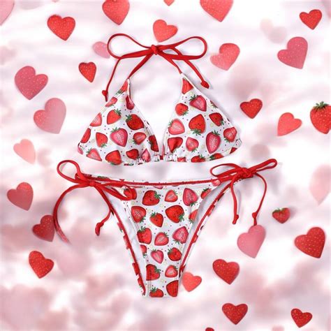 บกน ทพช ชดวายนำ เซกซสตอเบอรร สายฝอ พรอมสง Sexy bikini