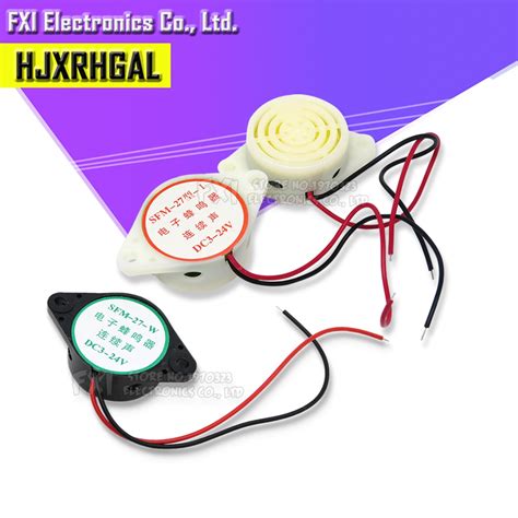 1PCS Alarm High Decibel 3 24V 12V Electronic Buzzer Beep Alarm