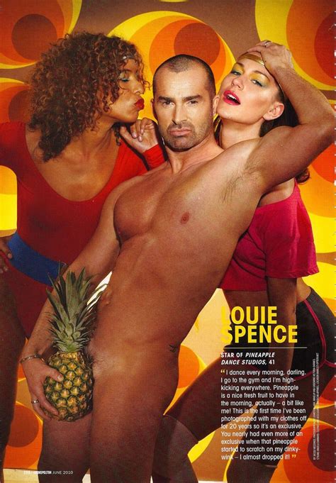 A Man And Two Women Are Posing For A Magazine Cover With A Pineapple In