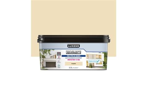 PEINTURE FACADE UNIVERSELLE LUXENS TON PIERRE 2 5L Pas Cher Brico Fr