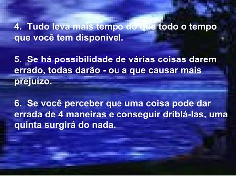 O Que é Leis De Murphy - 8