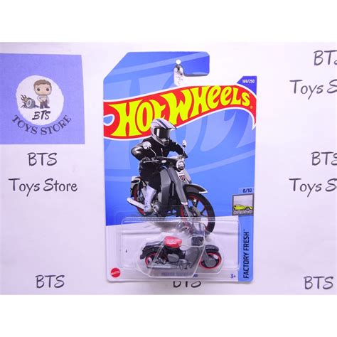 Jual Hot Wheels Honda Super Cub Hitam Abu Merah Shopee Indonesia
