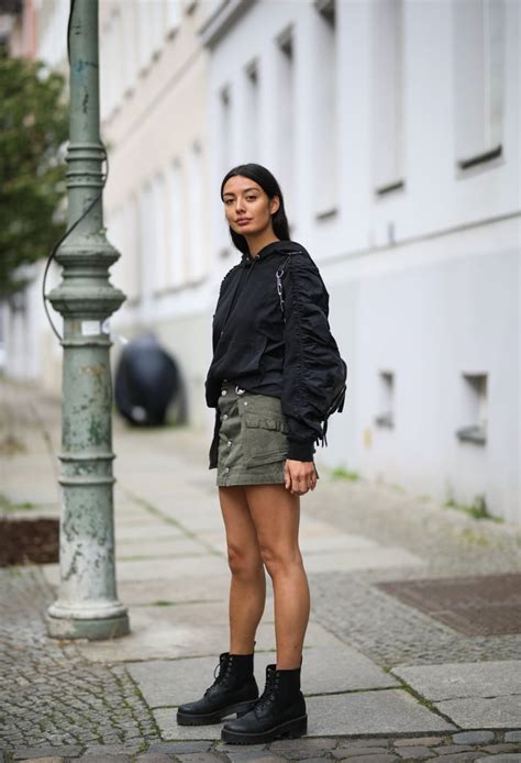 Style Them With A Skirt And Jacket How To Wear Doc Martens Popsugar