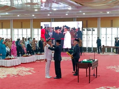 Moettaqien Hasrimi Resmi Dilantik Jadi Pj Wali Kota Tebing Tinggi