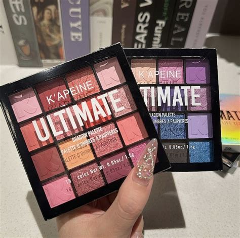 K Apeine Colors Eyeshadow Palette Long Lasting Matte Pearlescent Glitter Natural Nude High