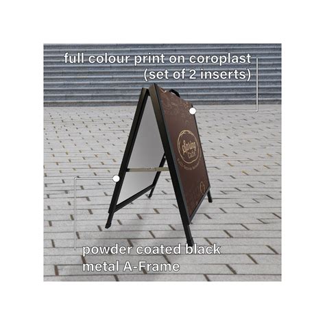 chalk sandwich board sidewalk sign neoplex    poly plastic