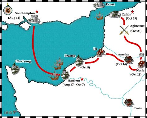 Medieval And Middle Ages History Timelines Henry Vs First Campaign