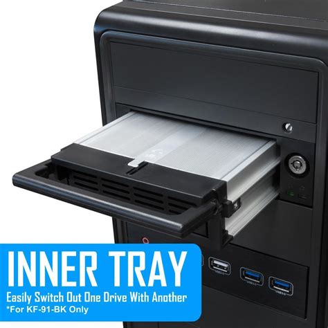 Buy Kingwin Aluminum Single Bay Hot Swap Mobile Rack Tray For Ssd Hdd Internal Sata Hard