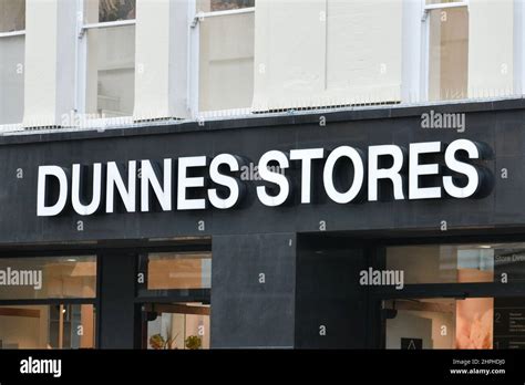 Dunnes Stores Front Store Sign Cork City Ireland Stock Photo Alamy