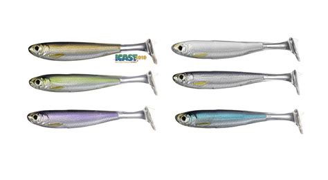 Live Target Slow Roll Shiner Paddletail Swimbait Realistic Multi