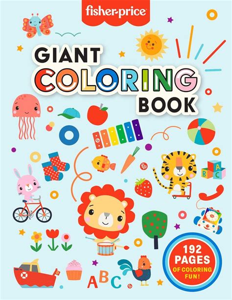 Fisher Price Giant Coloring Book Book By Mattel Official Publisher