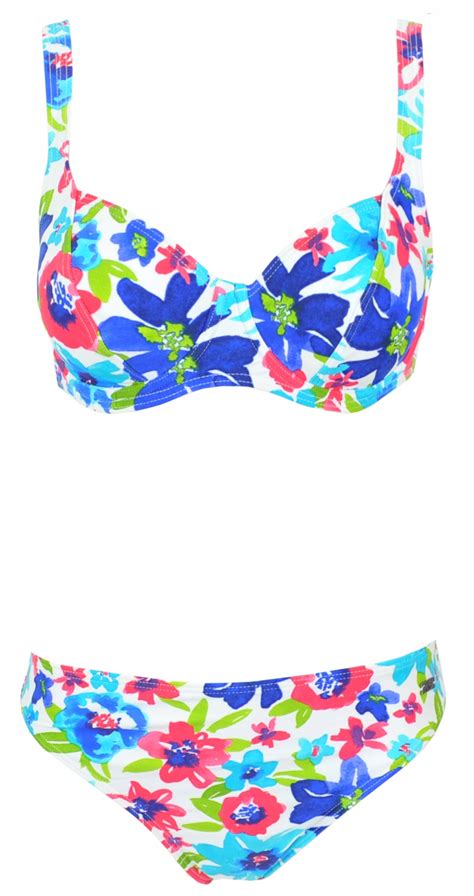 Naturana Bikini Mi Kki Kwiaty Kolorowy B S Cena Opinie Dwucz Ciowe Allegro