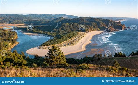 The Oregon Coast As Seen From Cascade Head Preserve Stock Image Image