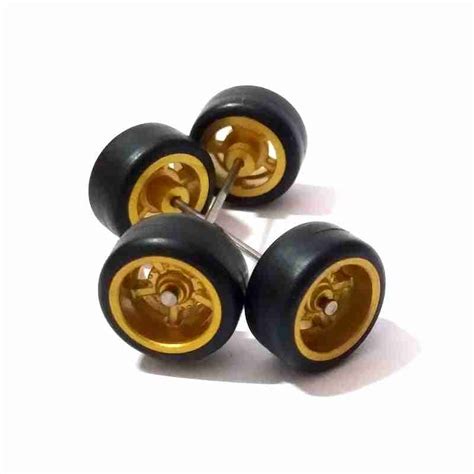 Jogo Roda Customiza O Mm Hot Wheels Jr Dourado Totalcar Miniaturas