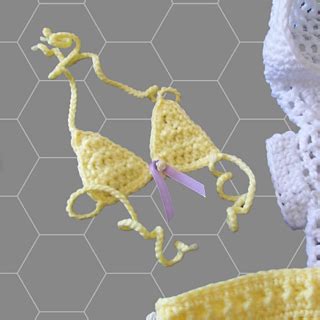 Ravelry Yellow Doll Bikini Pattern 104 Pattern By DWC