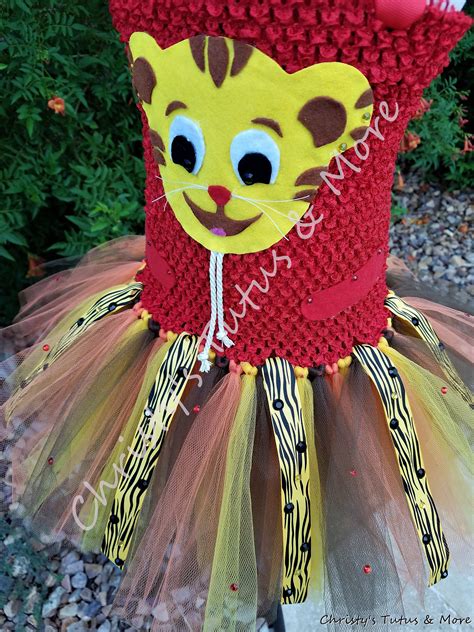 Daniel Tiger Tutu dress/Daniel Tiger Outfit/Daniel Tiger | Etsy