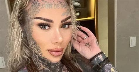 Britains Most Tattooed Woman Adds Another Extreme Ink In An Intimate