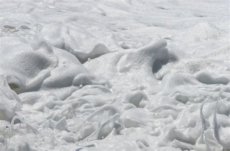 Ondas Espuma Branca Do Mar Foto De Stock Imagem De Praia