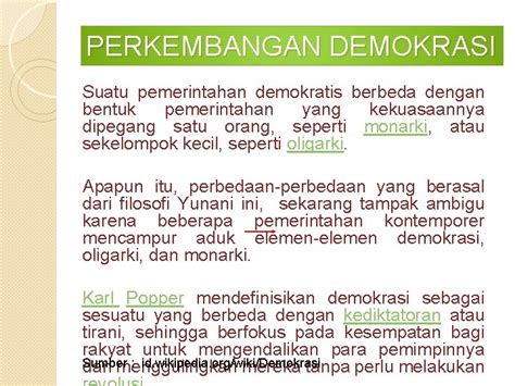 SEJARAH PERKEMBANGAN DAN PENGERTIAN DEMOKRASI OLEH EKA SUBEKTI