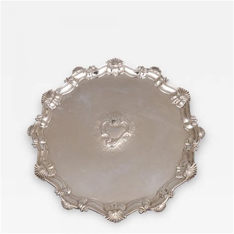 Dorothy Sarbit George Ii Sterling Silver Salver 1754