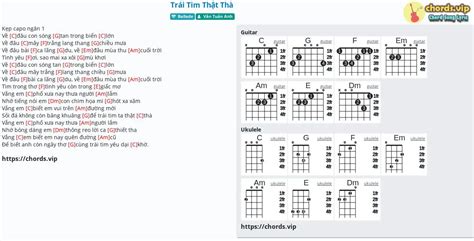 Chord Trái Tim Thật Thà Văn Tuấn Anh Tab Song Lyric Sheet Guitar Ukulele Chords Vip