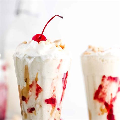 Copycat Peanut Butter And Jelly Milkshakes