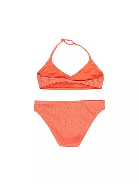 ROXY Mädchen Bikini Lagos RG Tri Bra Set koralle