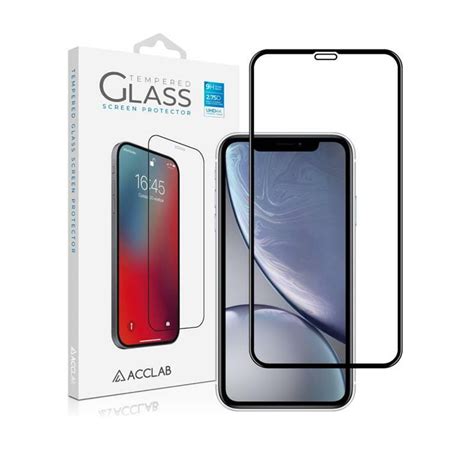 Захисне скло ACCLAB Full Glue для Apple iPhone 11 XR Black